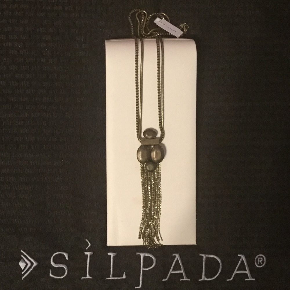 Silpada KR Leather Together Necklace